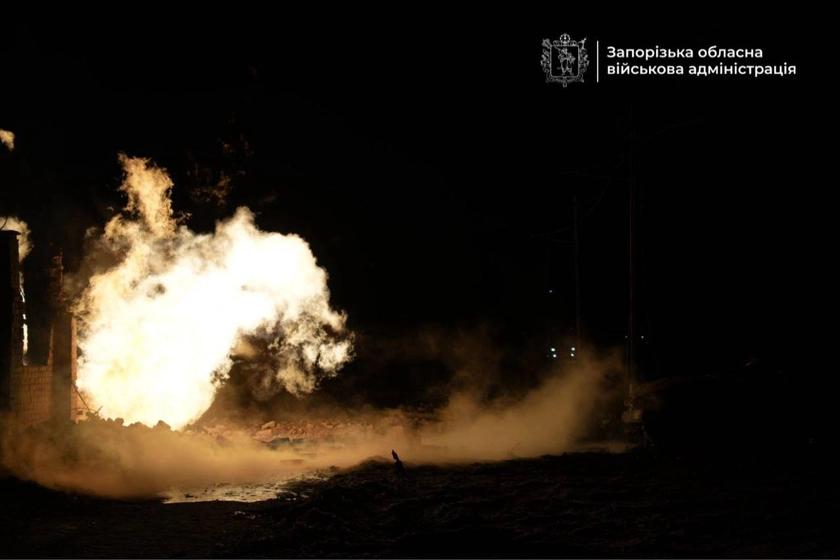 Russian Strike Hits Zaporizhzhia Infrastructure, Woman Injured as Odesa Repels Overnight Attack