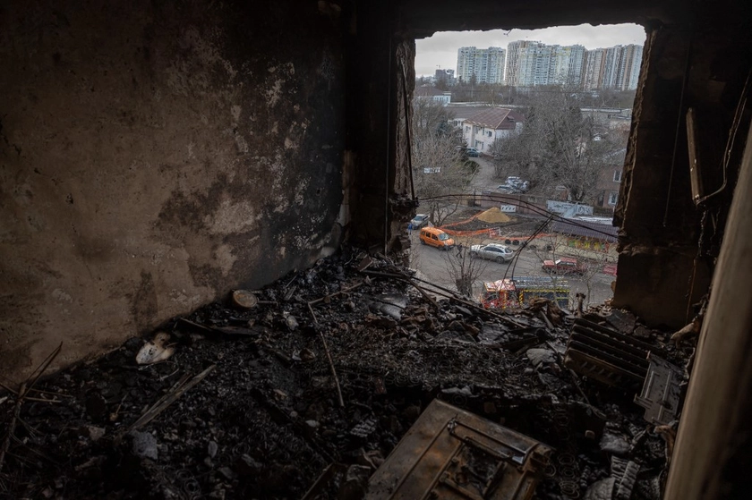 Russian Overnight Attacks on Ukraine Decreased Slightly December
