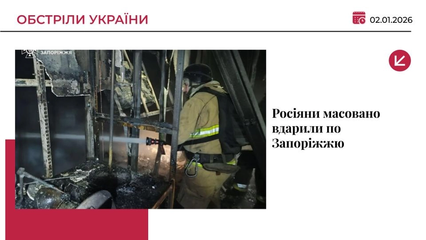 Росіяни двічі масовано вдарили по Запоріжжю: є пошкодження