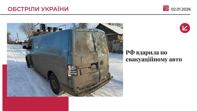 У Костянтинівці дрон атакував евакуаційне авто з людьми: є поранені