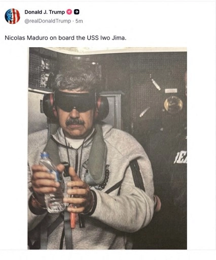 Maduro Now in New York Jail as Trump Says US to 'Run' Venezuela