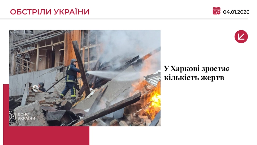 Удар по Харкову 2 січня: уже відомо про 5 загиблих