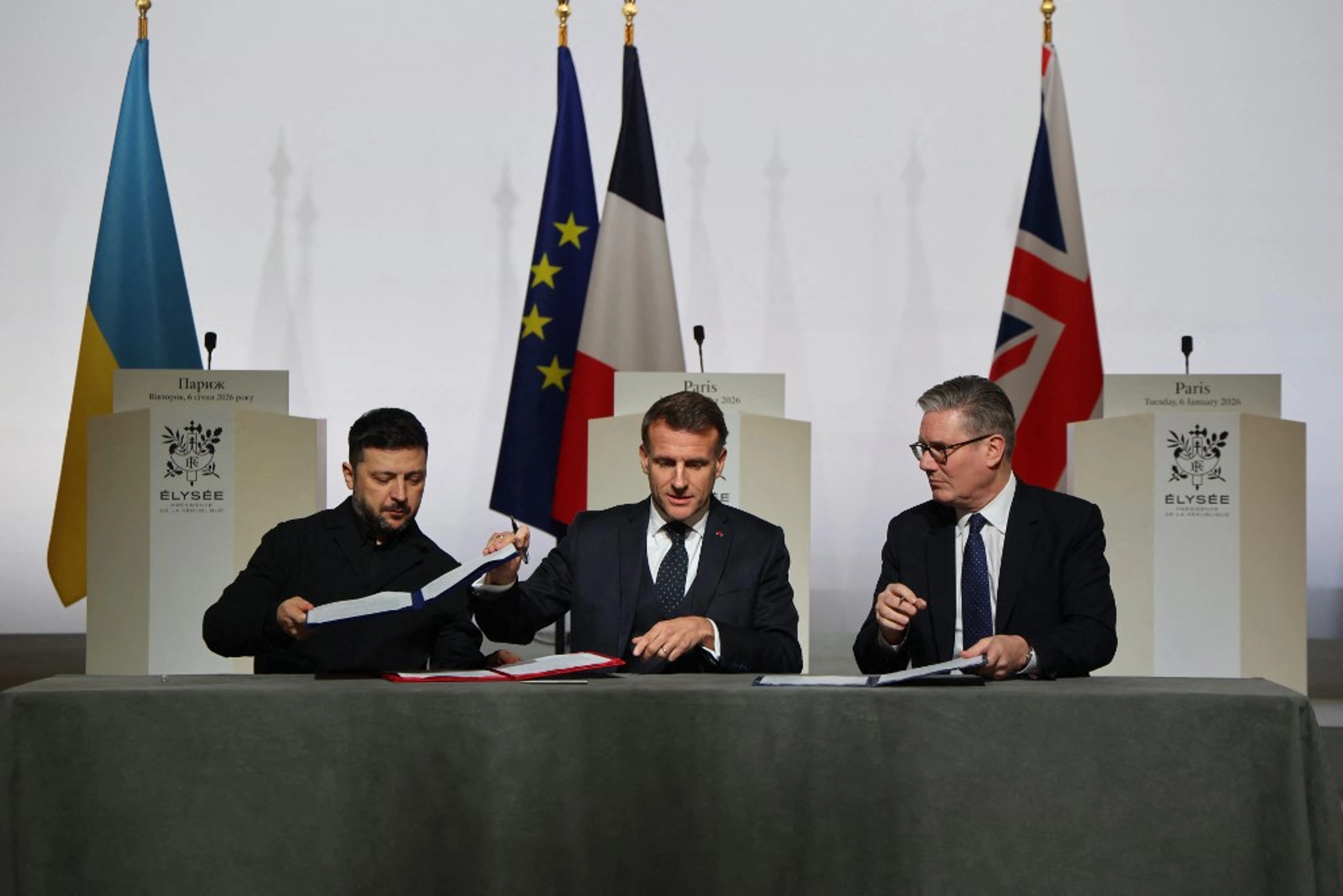 UK, France, Ukraine Ink Declaration on Multinational Force in Ukraine