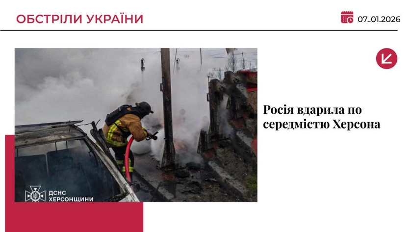 Росіяни обстріляли середмістя Херсона: є загиблий