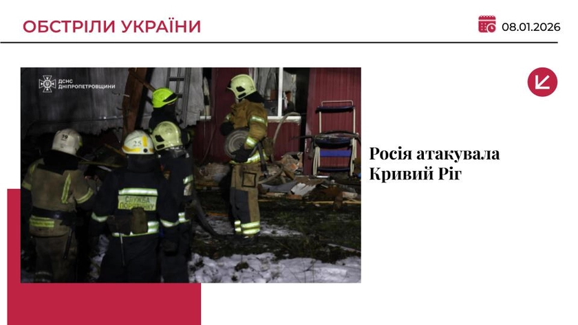 Росія масовано атакувала Кривий Ріг: є поранені