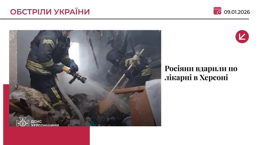 Росіяни атакували міську лікарню в Херсоні: є постраждалі