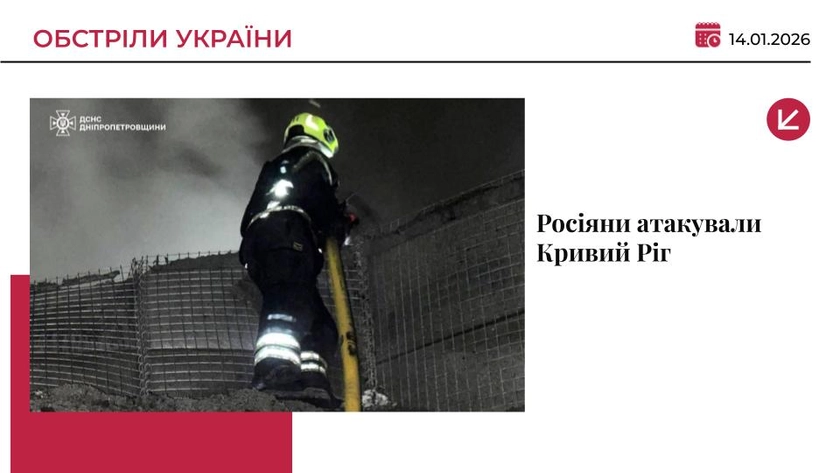 РФ масовано атакувала енергетику Кривого Рогу: пошкоджено енергооб’єкт