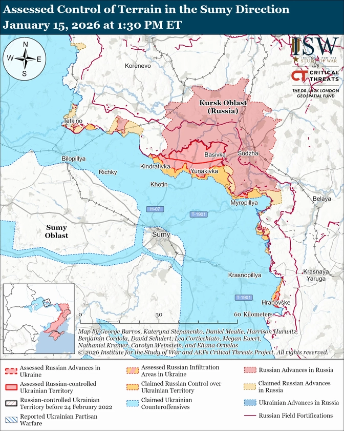 ISW Russian Offensive Campaign Assessment, January 15, 2025