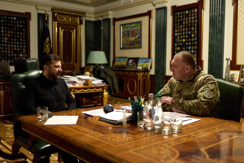 Зеленський заслухав доповідь Малюка про нові спецоперації