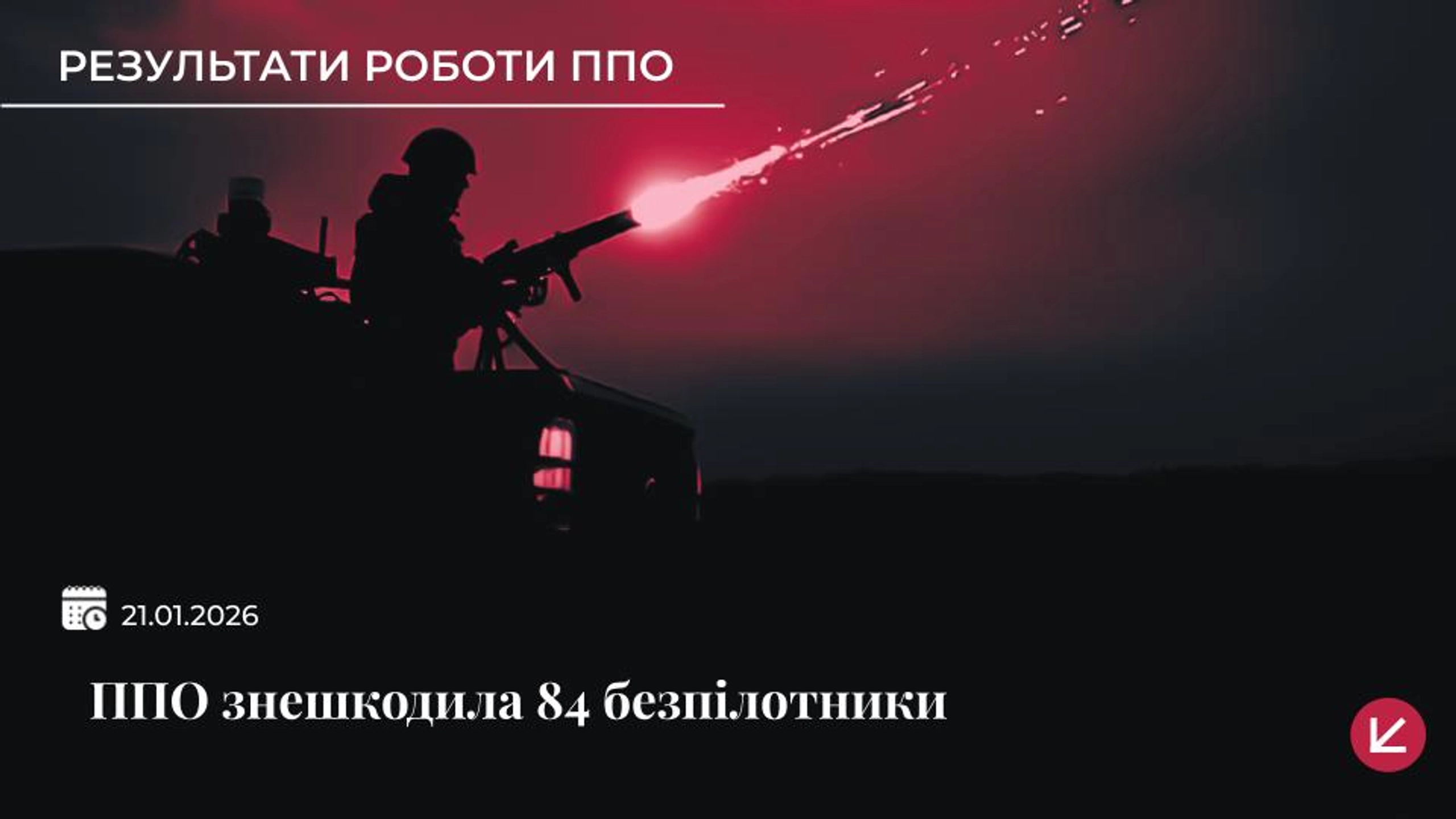 Сили ППО знешкодили 84 дрони РФ під час нічної масованої атаки