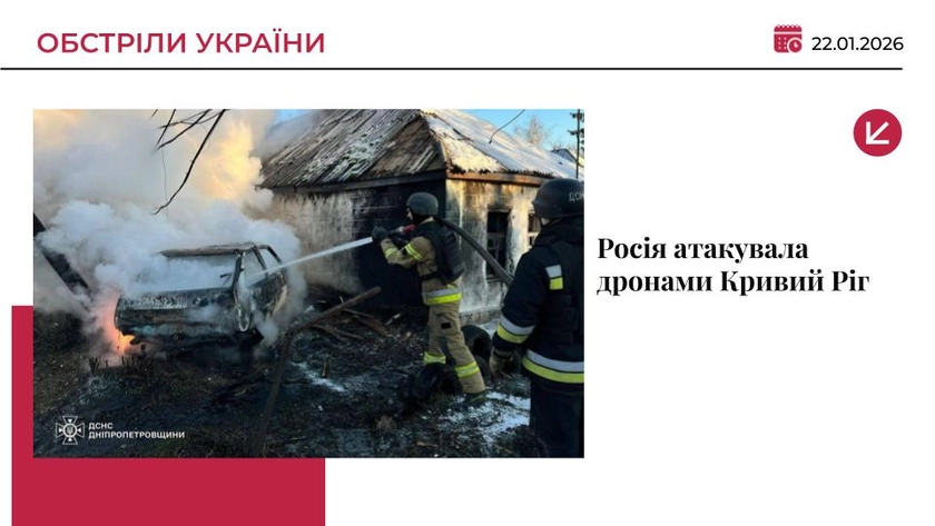 Росіяни вдарили “Шахедами” по Кривому Рогу: є постраждала
