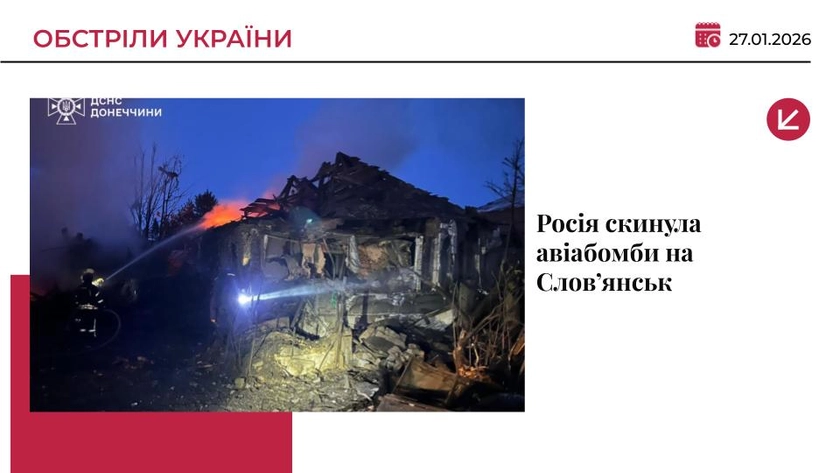 Росіяни скинули авіабомби на Слов’янськ: є загиблі
