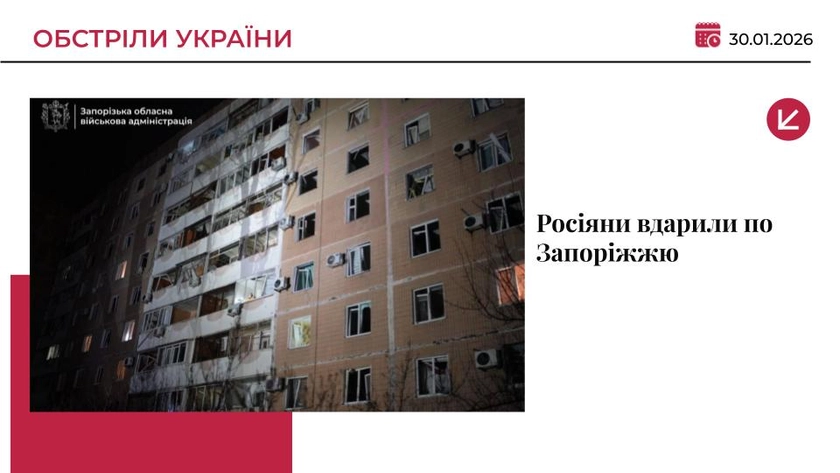 Росіяни масовано вдарили по Запоріжжю: є поранений