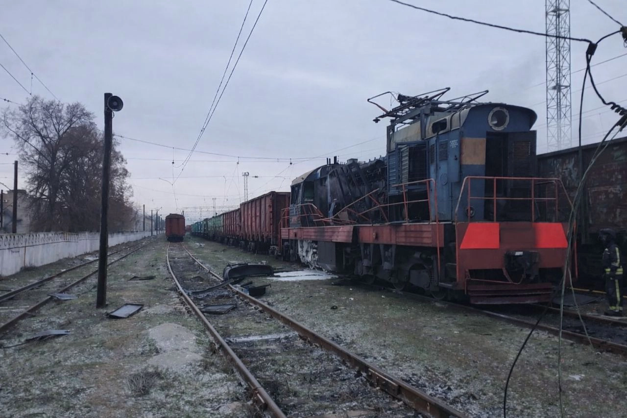 Russian Drone Strikes Hit Kharkiv Market, DTEK Site, Rail Facilities Across Ukraine