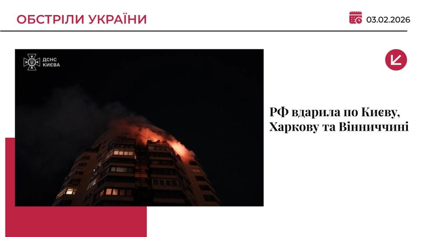 РФ масовано атакувала Київ, Харків та Вінниччину: є постраждалі