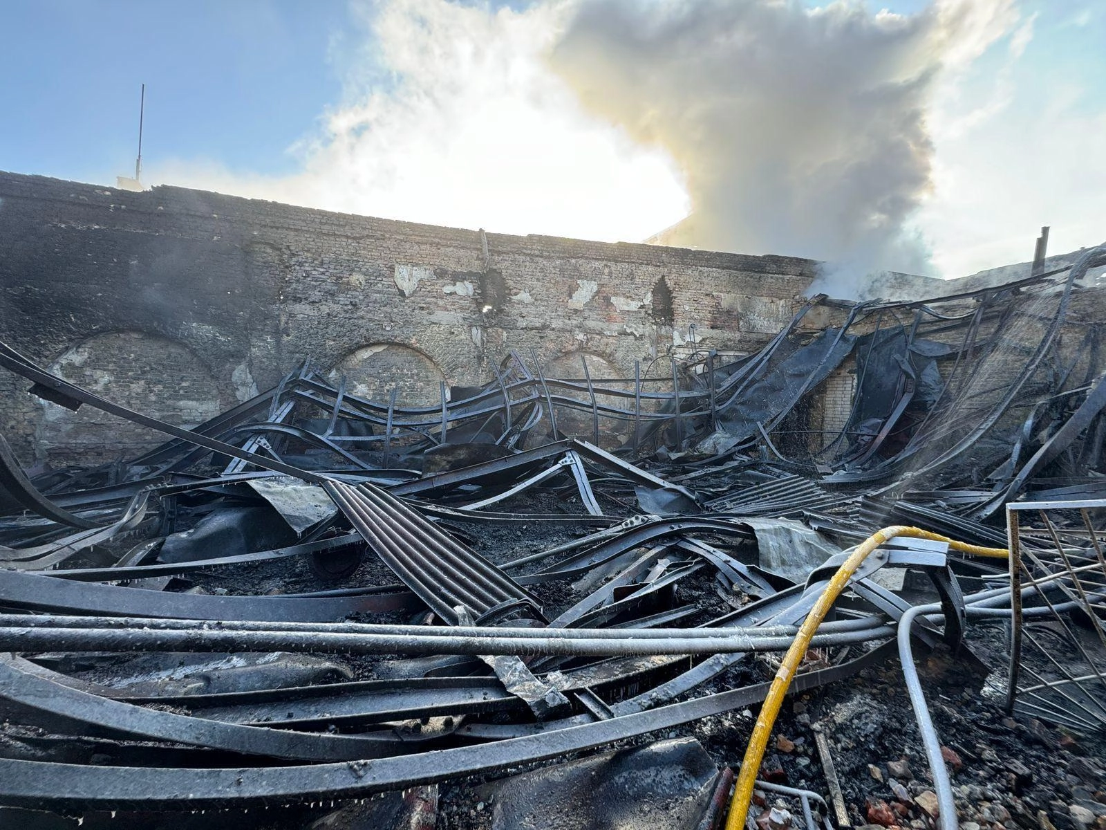 Russian Missile Strike Destroys Fire Safety Production Facility
