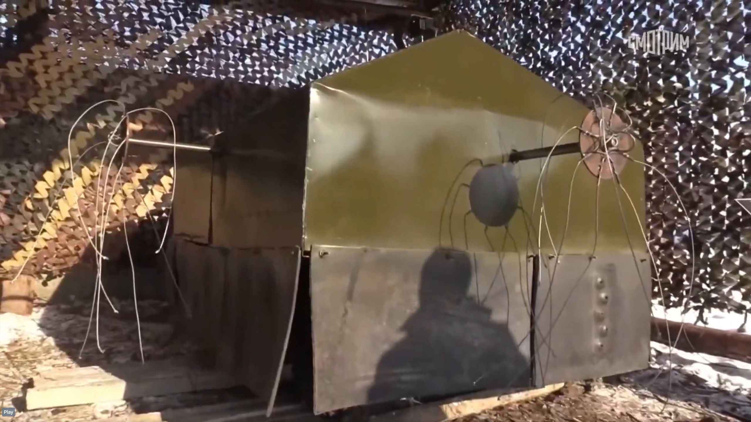 'A Coffin With Funny Fans': Russia Tests Bizarre Cable-Spinning Robot Against FPV Drones