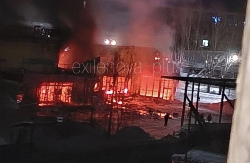 Безпілотники налетіли на стратегічний завод “Прогрес” у Мічурінську