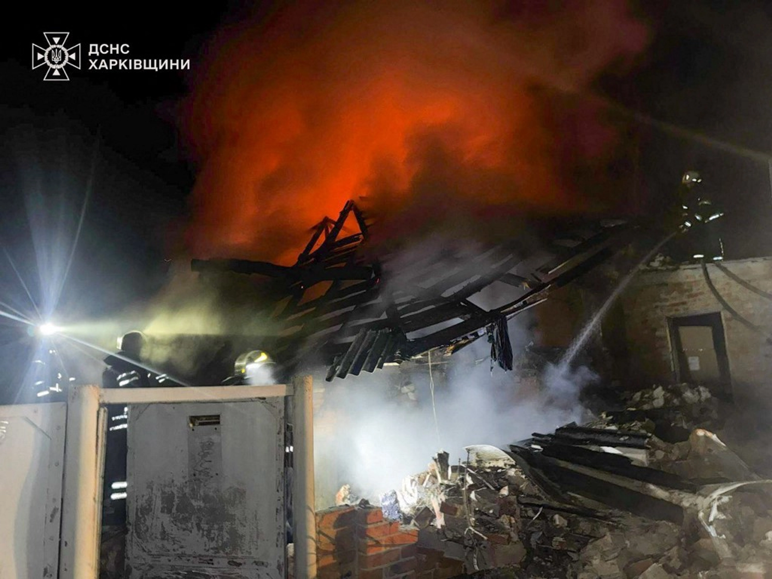 Russian Drones Strike Two Kharkiv Districts Overnight
