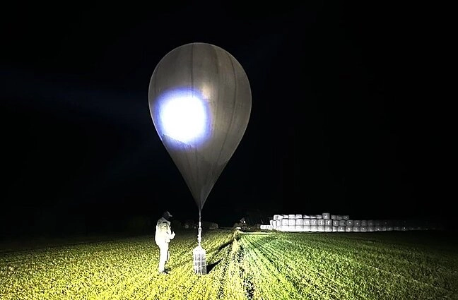 У Польщі знову зафіксували нову групу повітряних куль з боку Білорусі