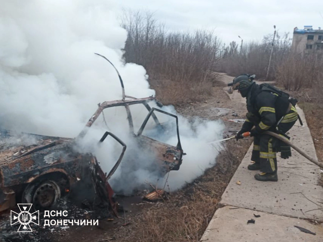 Російський дрон атакував автомобіль працівників Слов’янської ТЕС: троє загиблих