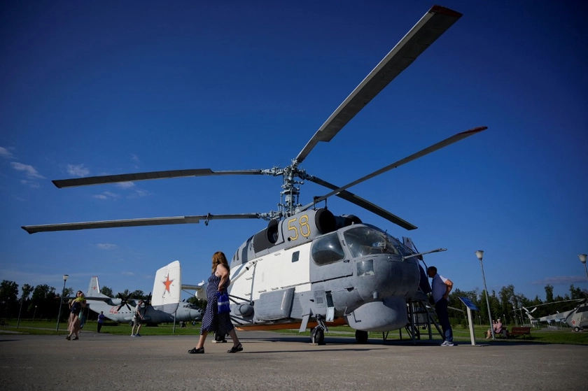 Сили оборони знищили російський вертоліт Ка-27 у Криму