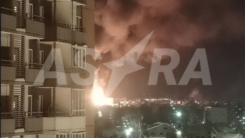 SBU Drones Fly 500 km, Ignite Pskov Oil Depot as 113-UAV Swarm Strikes Russia