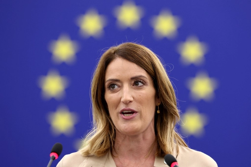 Президентка Європарламенту підписала кредит ЄС для України на 90 млрд євро