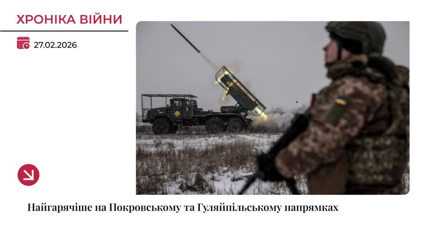 Хроніка війни: Найгарячіше — на Покровському та Гуляйпільському напрямках