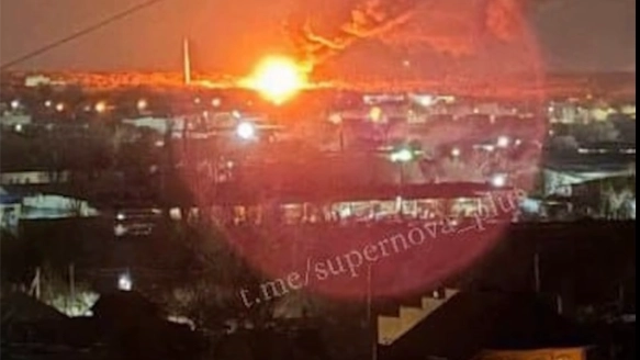 Ukrainian Drone Units Strike Oil Depot in Occupied Luhansk