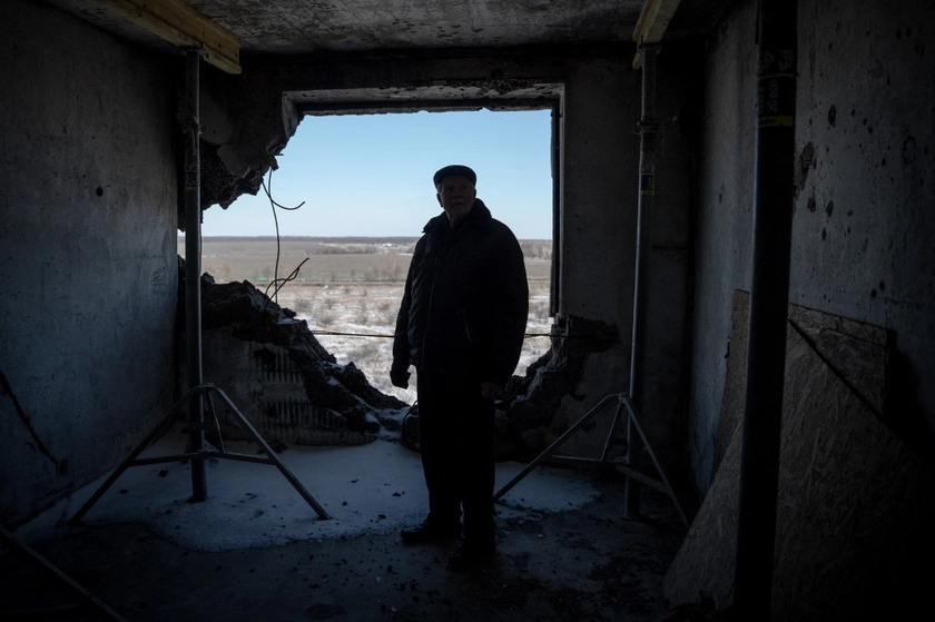 Ageing and Alone in a Bomb-Scarred Ukrainian Highrise