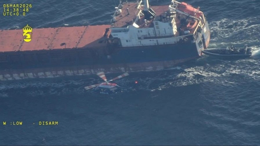 Russian Captain Arrested on Seized Vessel With Suspected Stolen Grain From Ukraine