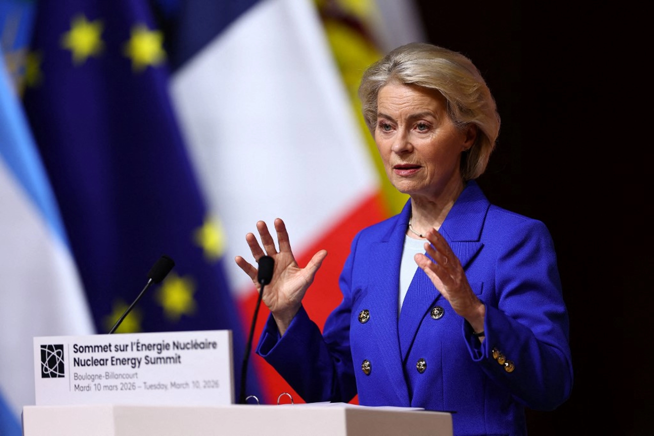 EU Сhief, Macron Say Mideast War Exposes Europe Energy Vulnerability