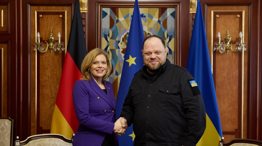 Стефанчук обговорив із президенткою Бундестагу захист від атак РФ та військову допомогу