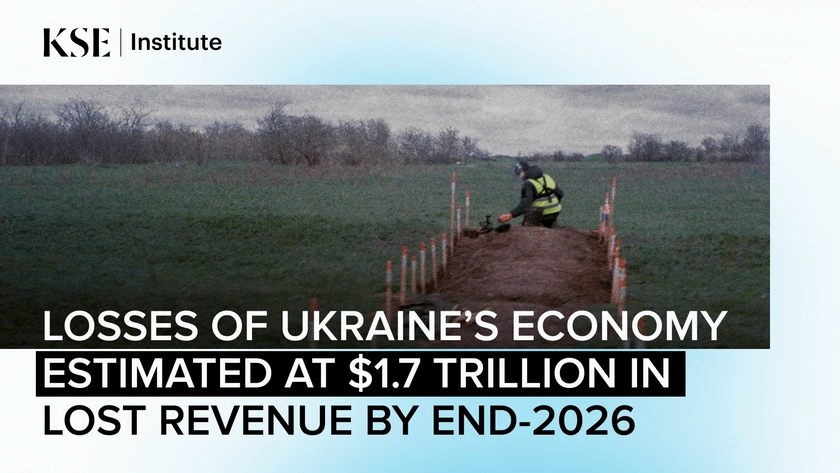 KSE Institute Estimates Ukraine’s Economy Lost $1.7 Trillion Since Start of Full-Scale War