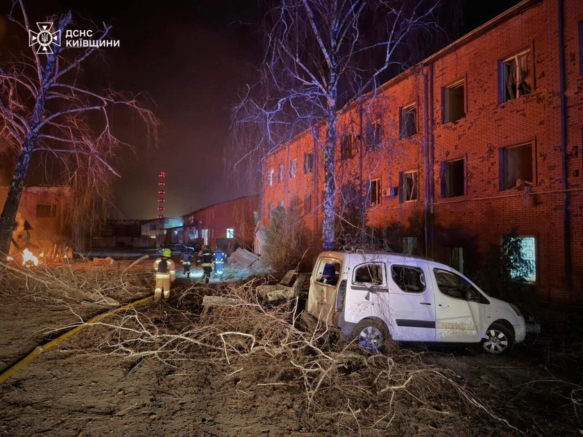 Russian Strikes Kill 4 In Kyiv Region As Massive Nationwide Attack Hits Energy Infrastructure