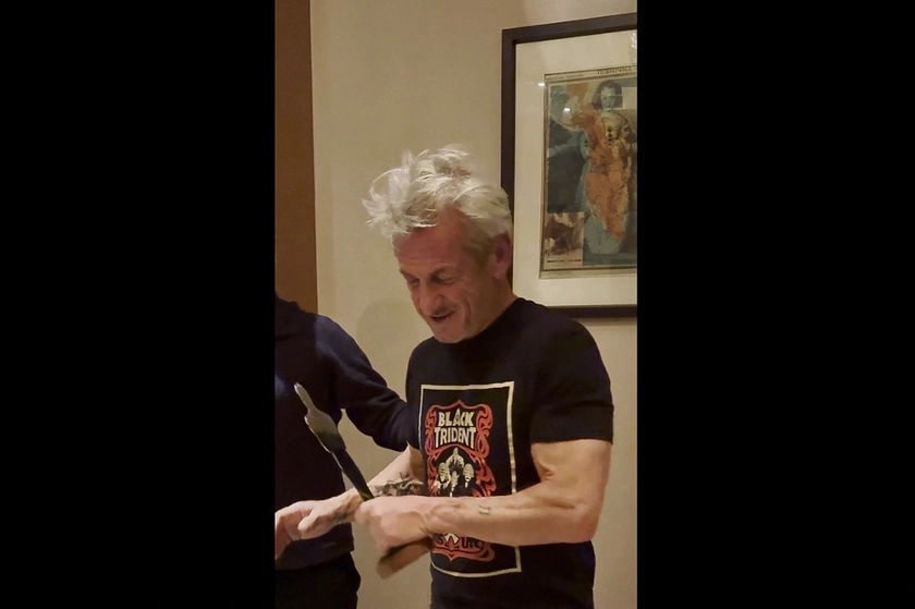 Sean Penn Gifted Oscar Made From Train Carriage Hit by Russia