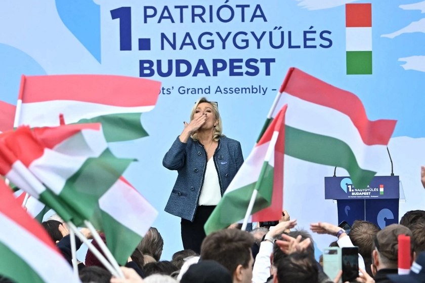 Right-Wing Leaders Across Europe Back Hungary’s Orbán Ahead of Election