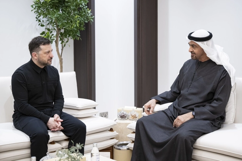 Zelensky Says Ukraine, UAE ‘Agreed to Cooperate’ on Defense