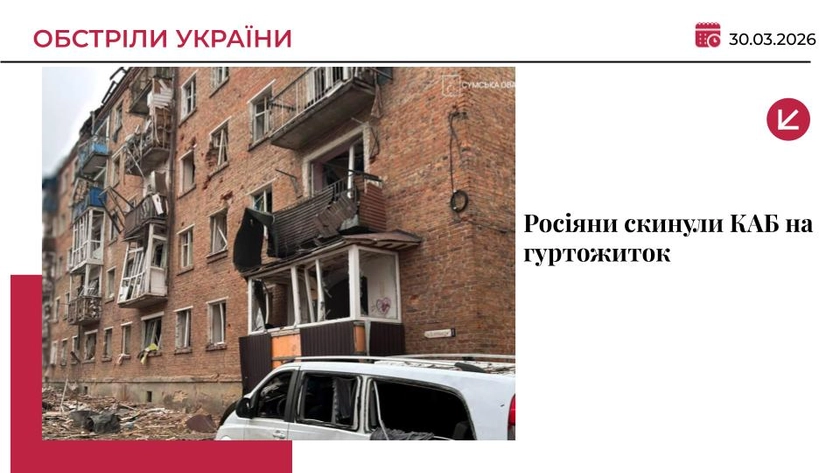 Росія вдарила по студентському гуртожитку у Глухові: є поранені