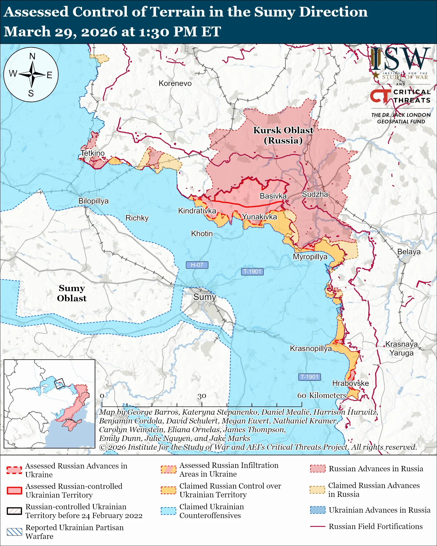 ISW Russian Offensive Campaign Assessment, March 29, 2026