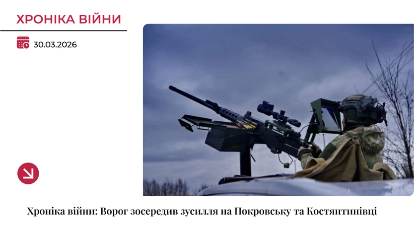 Хроніка війни: Ворог зосередив зусилля на Покровську та Костянтинівці