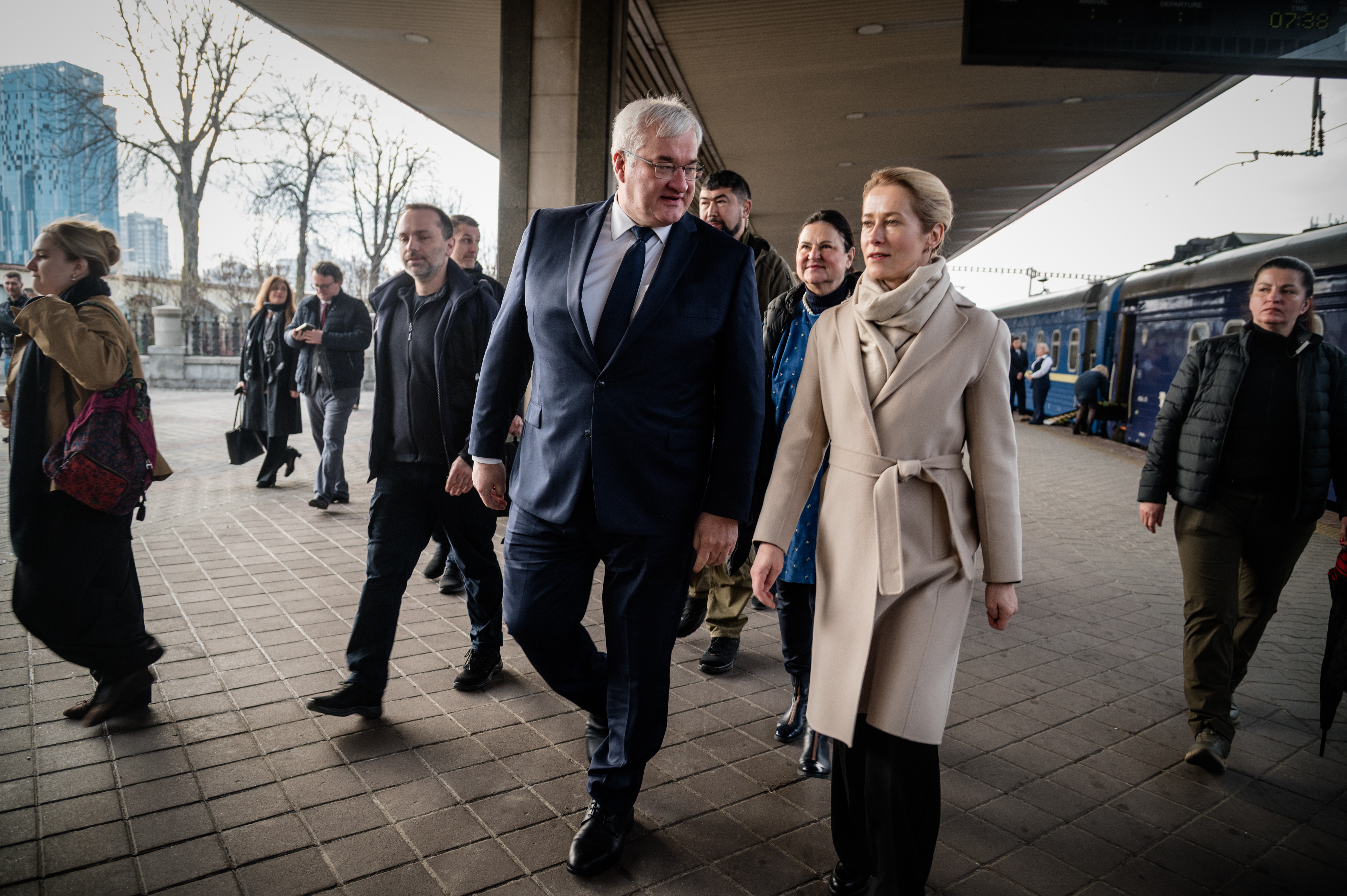 EU’s Kallas Arrives in Kyiv on Bucha Massacre Anniversary