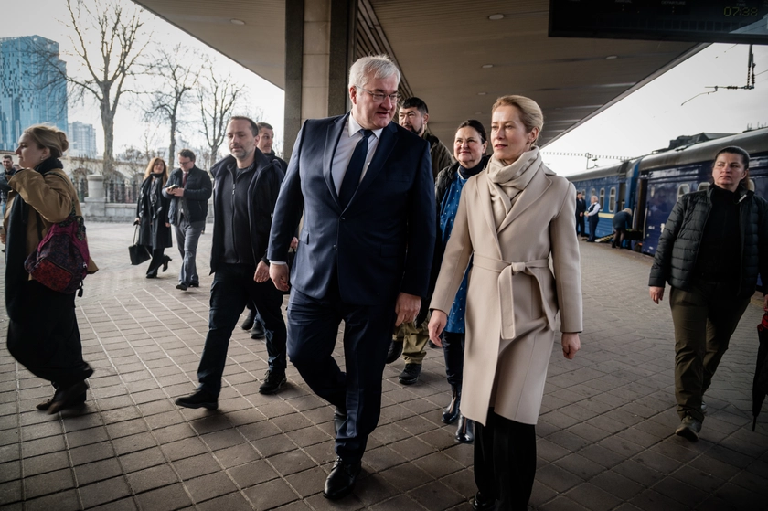 EU’s Kallas Arrives in Kyiv on Bucha Massacre Anniversary