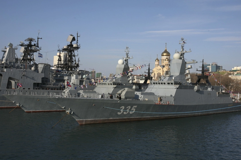 Russian Naval Ships Dock in Jakarta For Joint Exercises