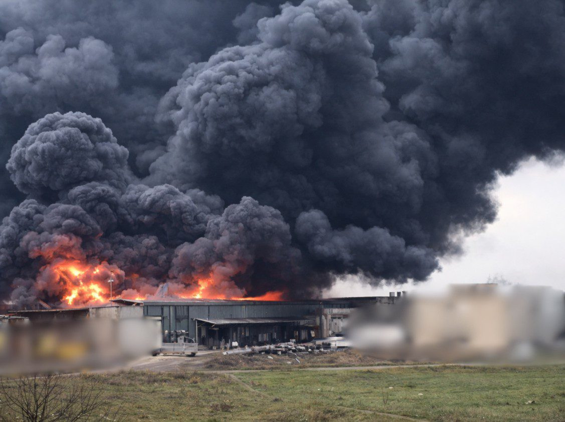 Russian Drone Strike Hits Ukrainian Food Retailer’s Warehouse in Lutsk