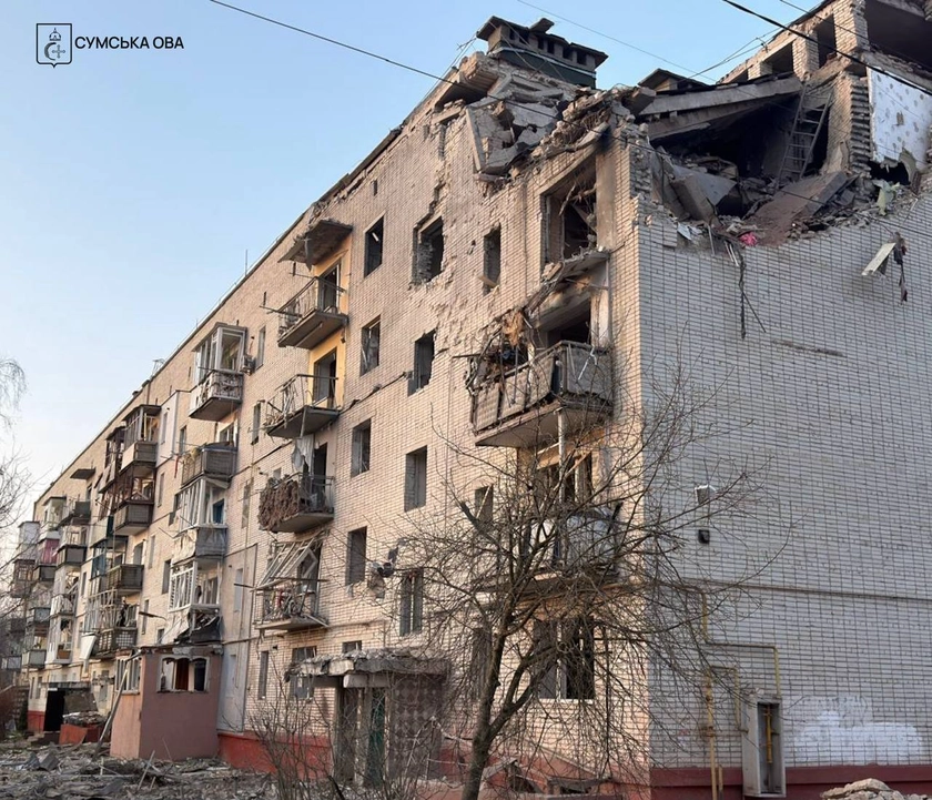 Russia Targets Kharkiv, Kills Civilian in Shostka as Massive Drone Wave Continues