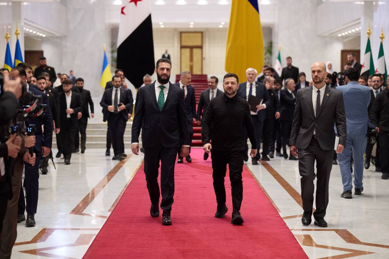 Kyiv Expands Middle East Footprint as Zelensky Meets Syria’s Leader