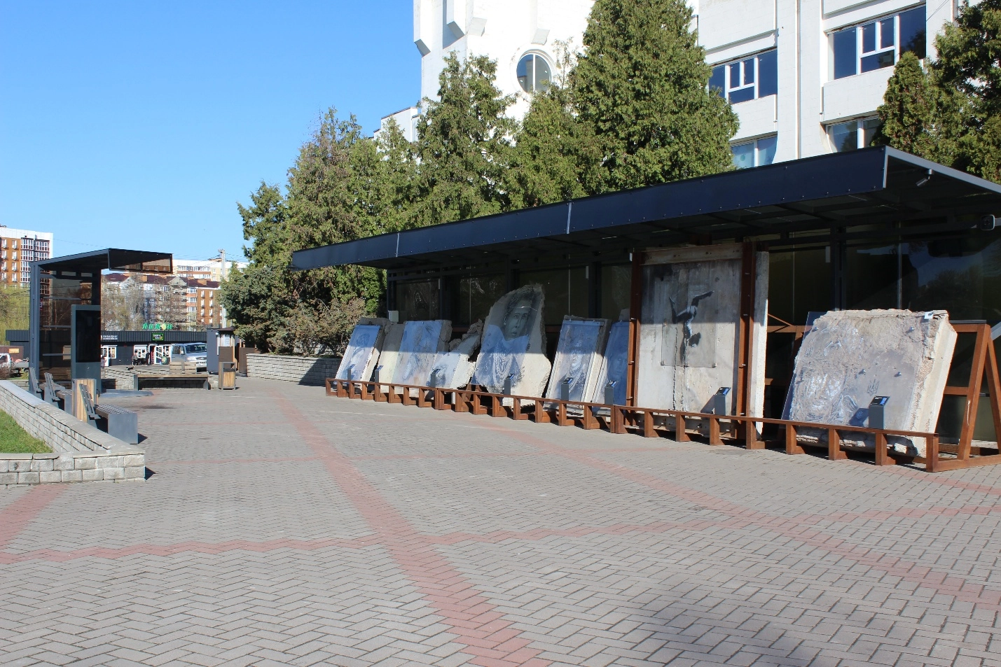 Recovered parts of buildings in Borodianka. (Photo by Sergii Kostezh / Kyiv Post)