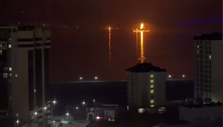 Ukrainian Drone Attack Badly Damages Russia’s Main Black Sea Oil Terminal